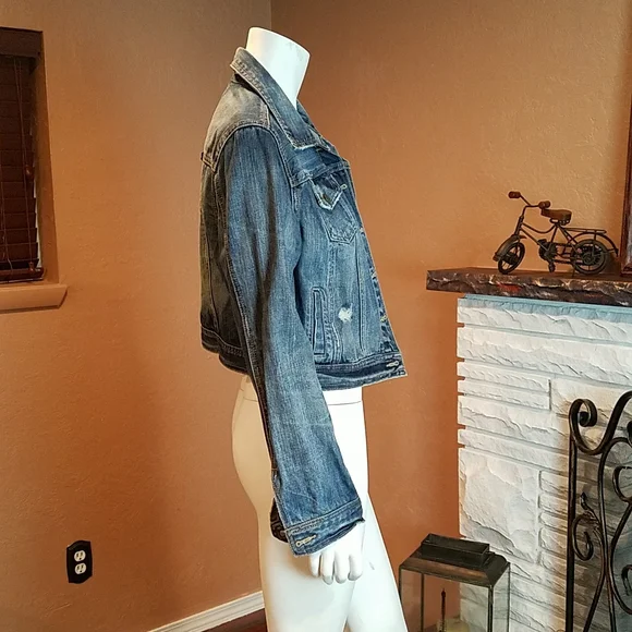 Refashioned jean jacket - Picture 3 of 5